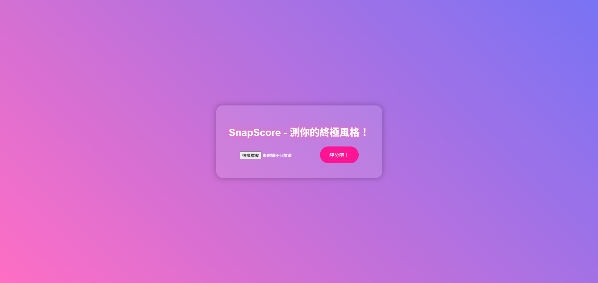 風格評分網站